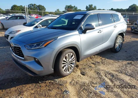 2022 Toyota Highlander Platinum from USA, damaged, VIN 5TDFZRAH9NS104497